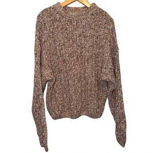 Universal Thread Marled Brown Mock Neck Sweater